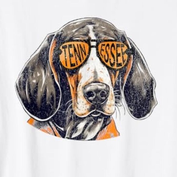 Tennessee Dog Lovers Coonhound Pride Southern Pet Owner Graphic T-Shirt 166 - Picture 2 of 5